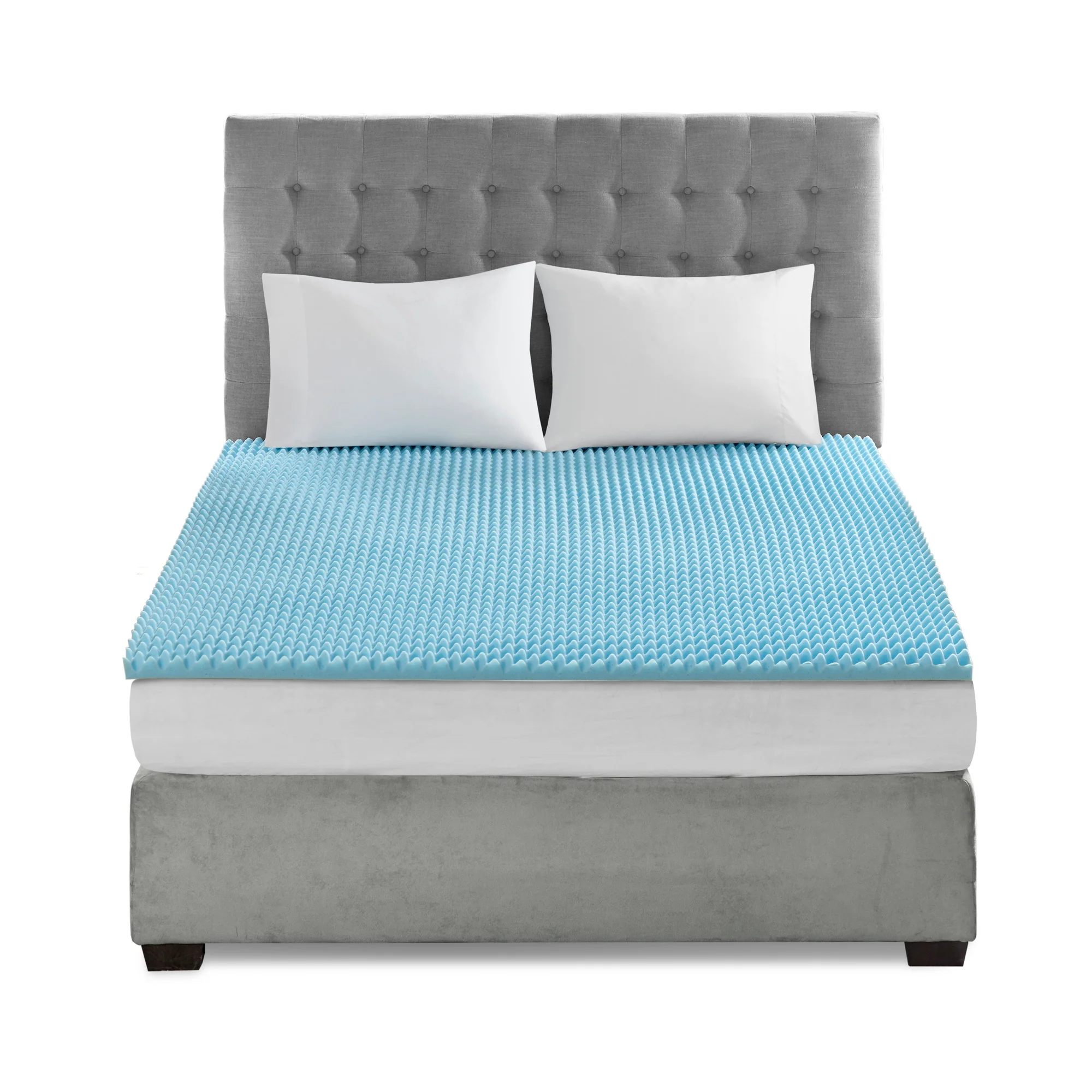 1.5" Gel Memory Foam All Season Reversible Hypoallergenic 1.5" Cooling Mattress Topper - Image 7