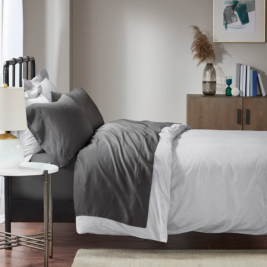 1500 Thread Count Cotton Blend 4-Piece Sheet Set - Image 8