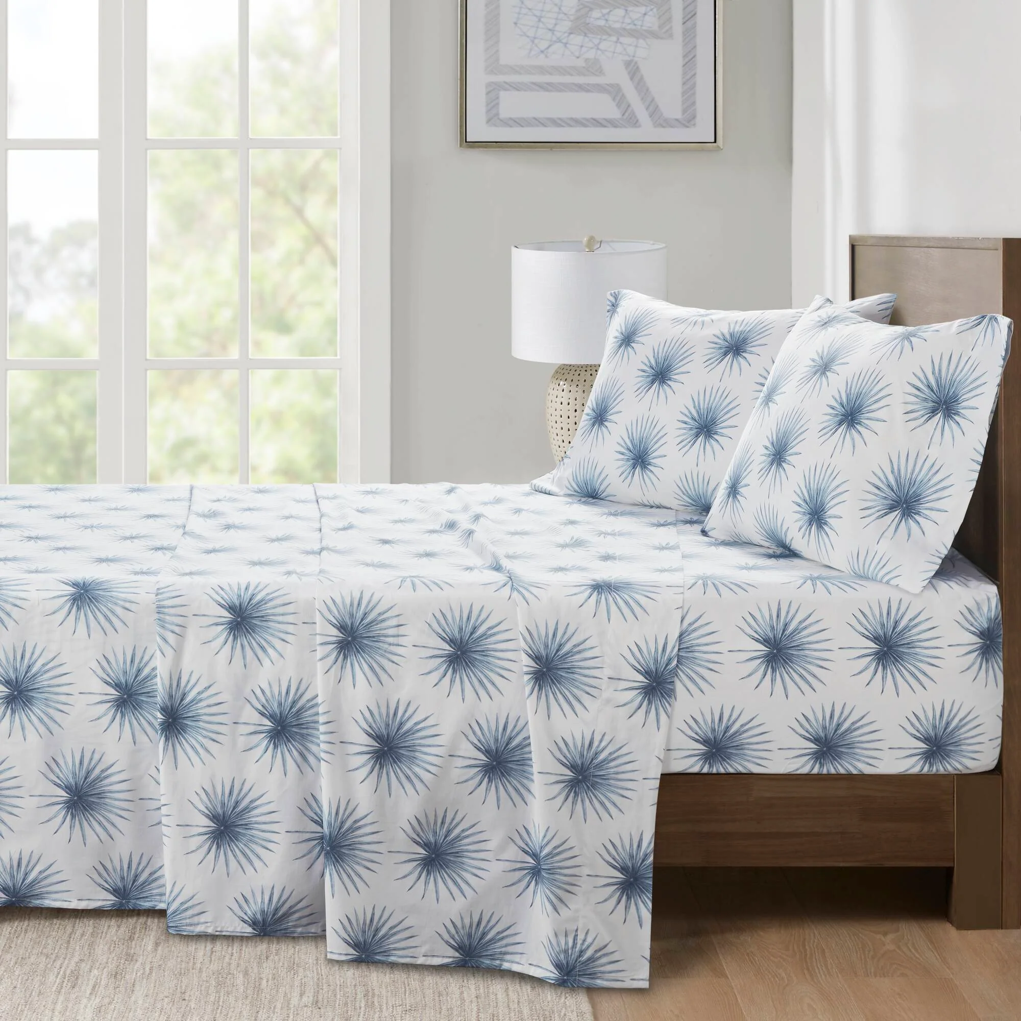 200 Thread Count Printed Cotton Sheet Set - Image 25