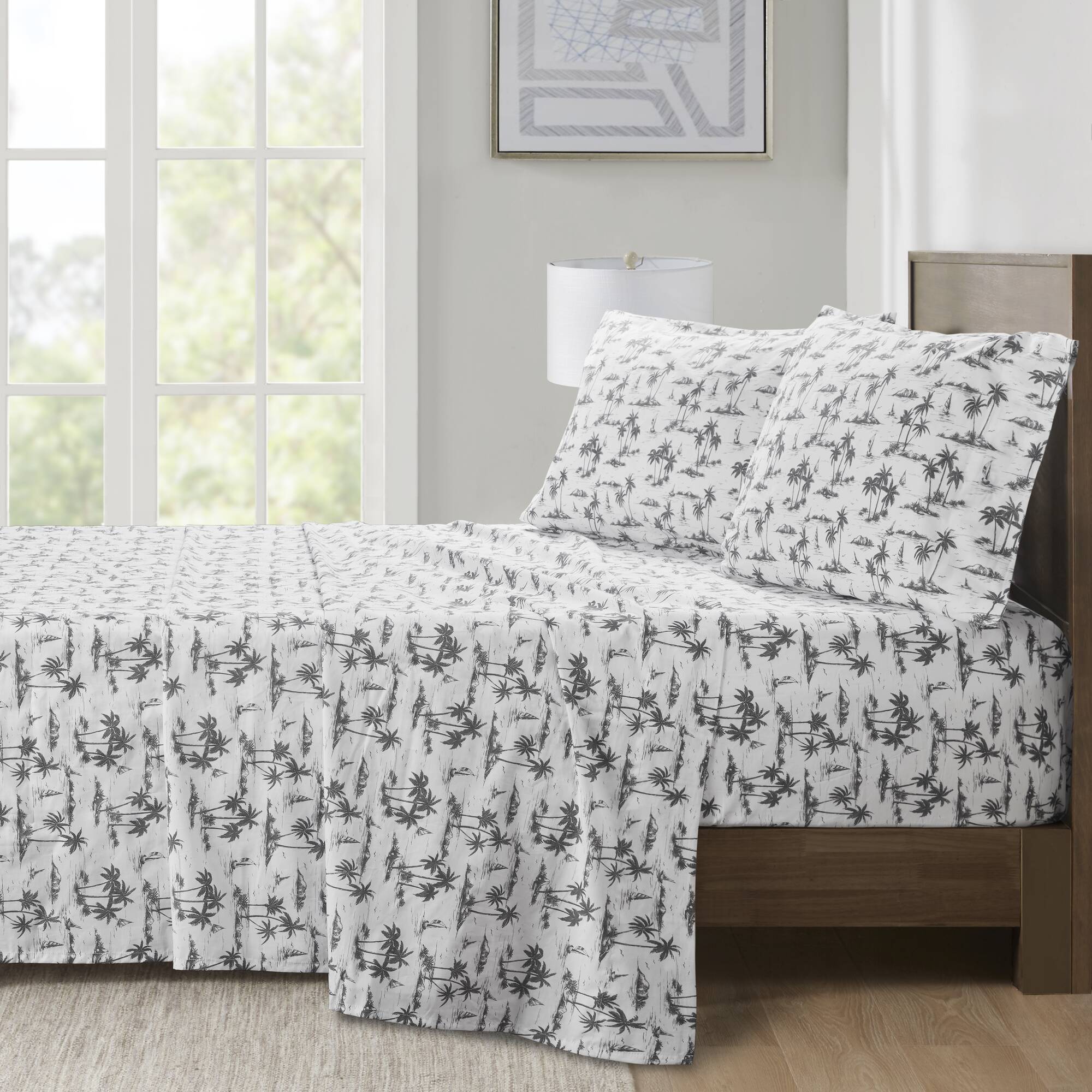 200 Thread Count Printed Cotton Sheet Set - Image 26
