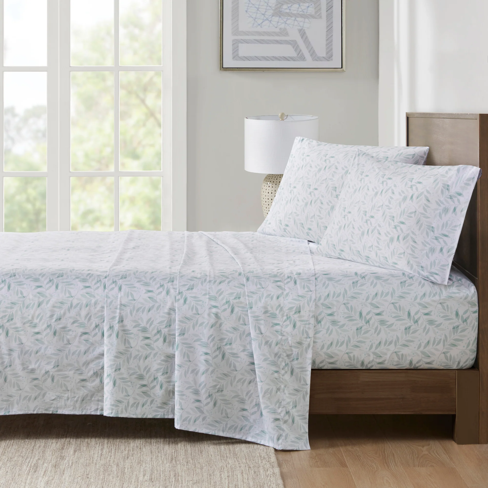 200 Thread Count Printed Cotton Sheet Set - Image 63