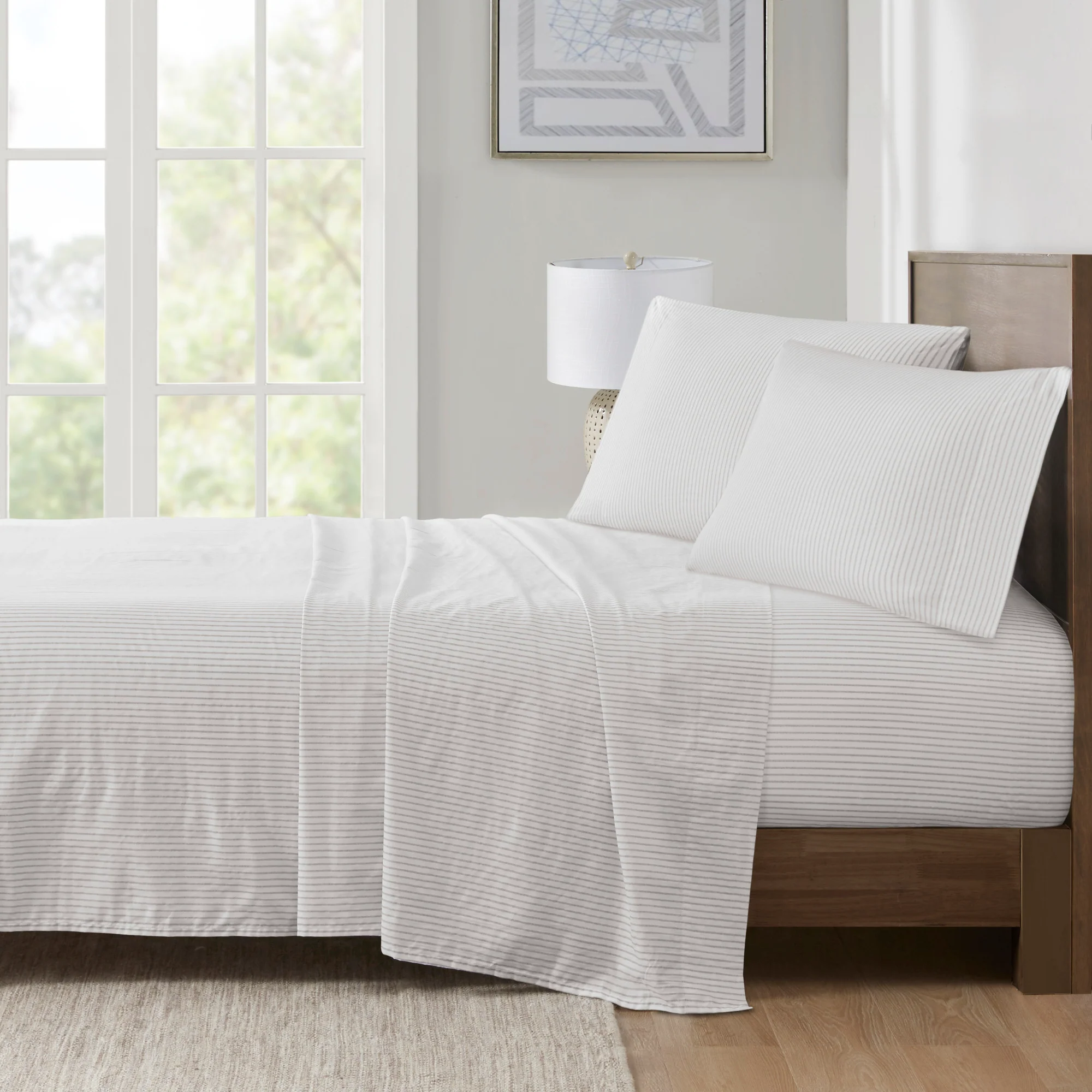 200 Thread Count Printed Cotton Sheet Set - Image 65