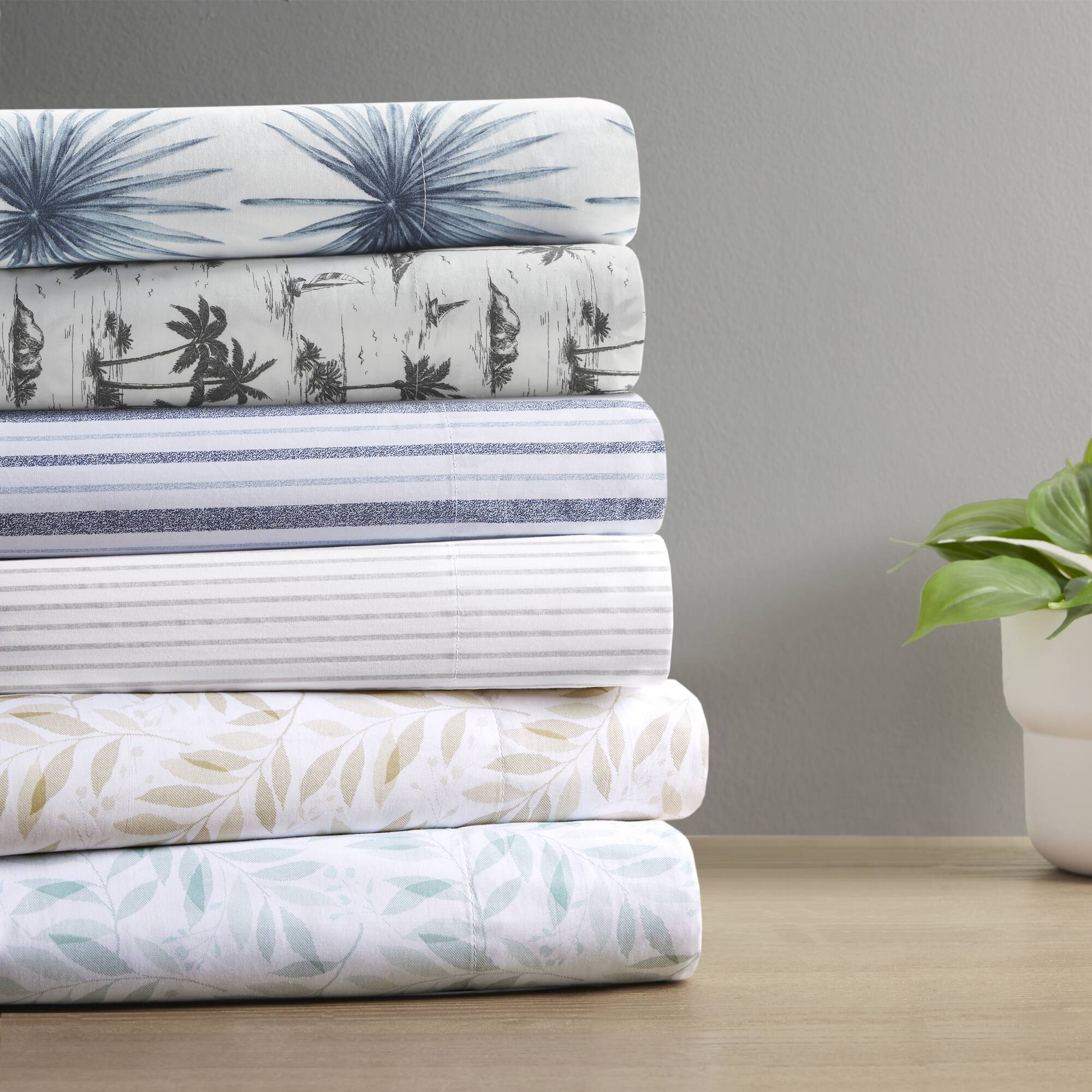 200 Thread Count Printed Cotton Sheet Set - Image 9