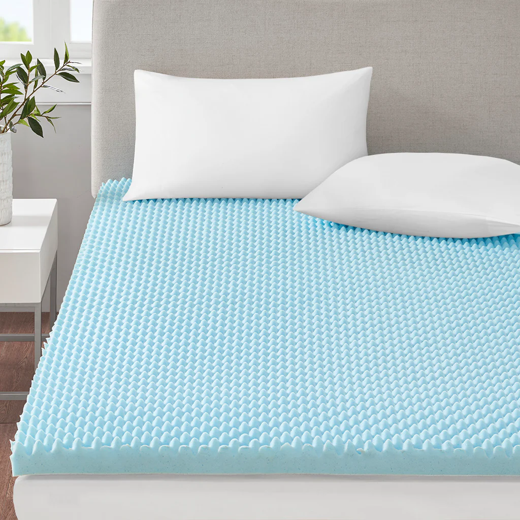 3" Gel Memory Foam All Season Reversible Hypoallergenic Cooling Mattress Topper - Image 3