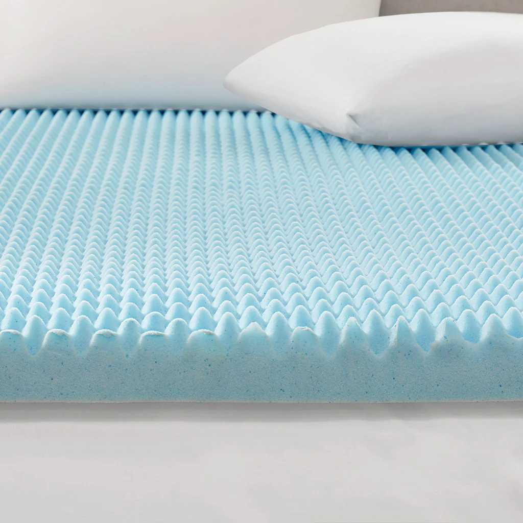 3" Gel Memory Foam All Season Reversible Hypoallergenic Cooling Mattress Topper - Image 4