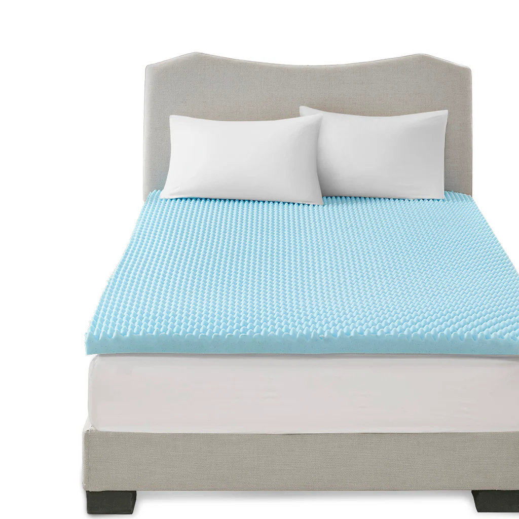 3" Gel Memory Foam All Season Reversible Hypoallergenic Cooling Mattress Topper - Image 6
