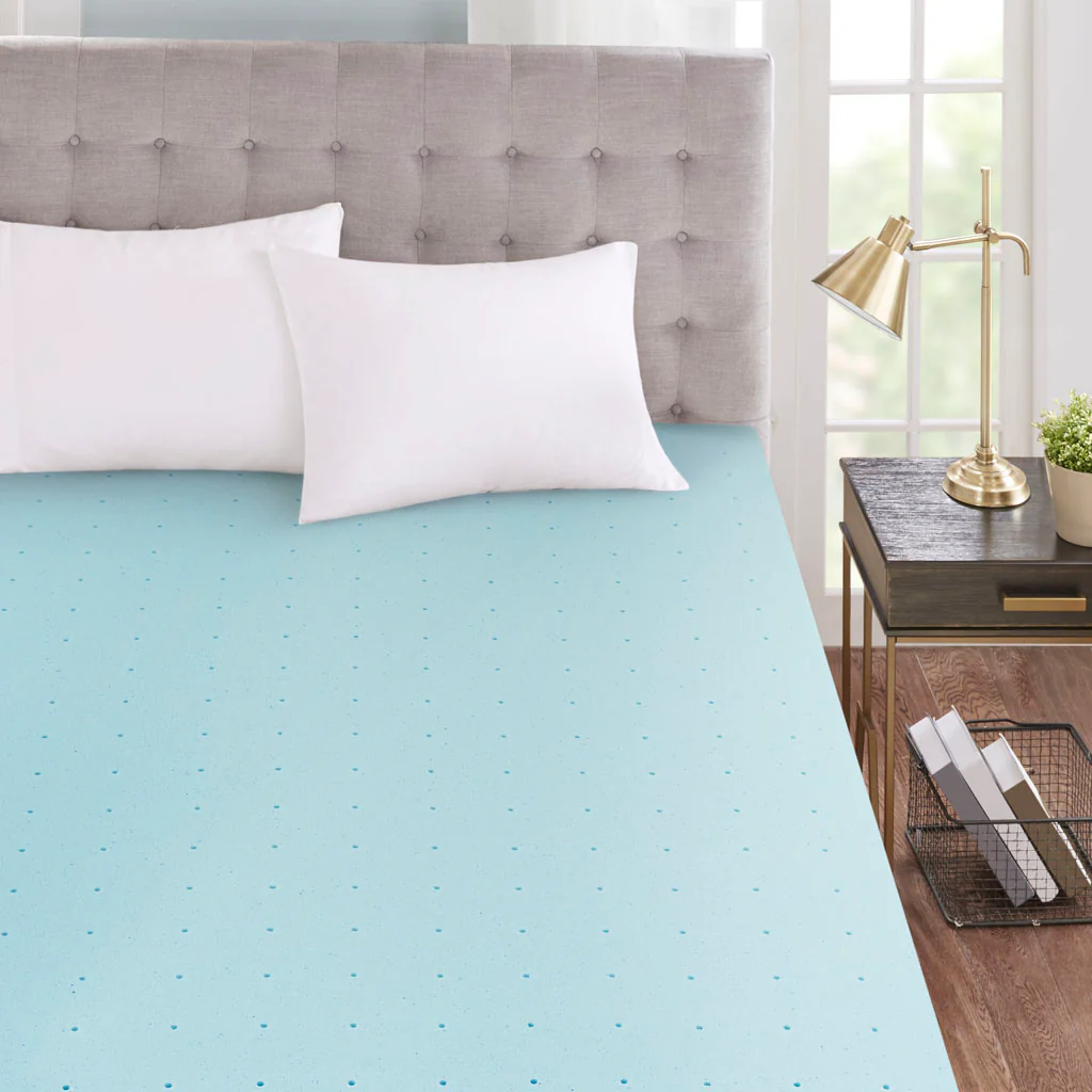 3" Gel Memory Foam with Cooling Cover Hypoallergenic 3" Cooling Gel Memory Foam Mattress Topper with Removable Cooling Cover - Image 2