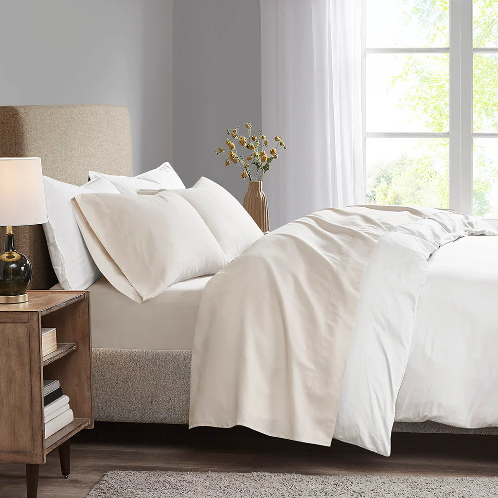 3M Microcell Luxurious Brushed Microfiber Deep Pocket Sheet Set - Image 5