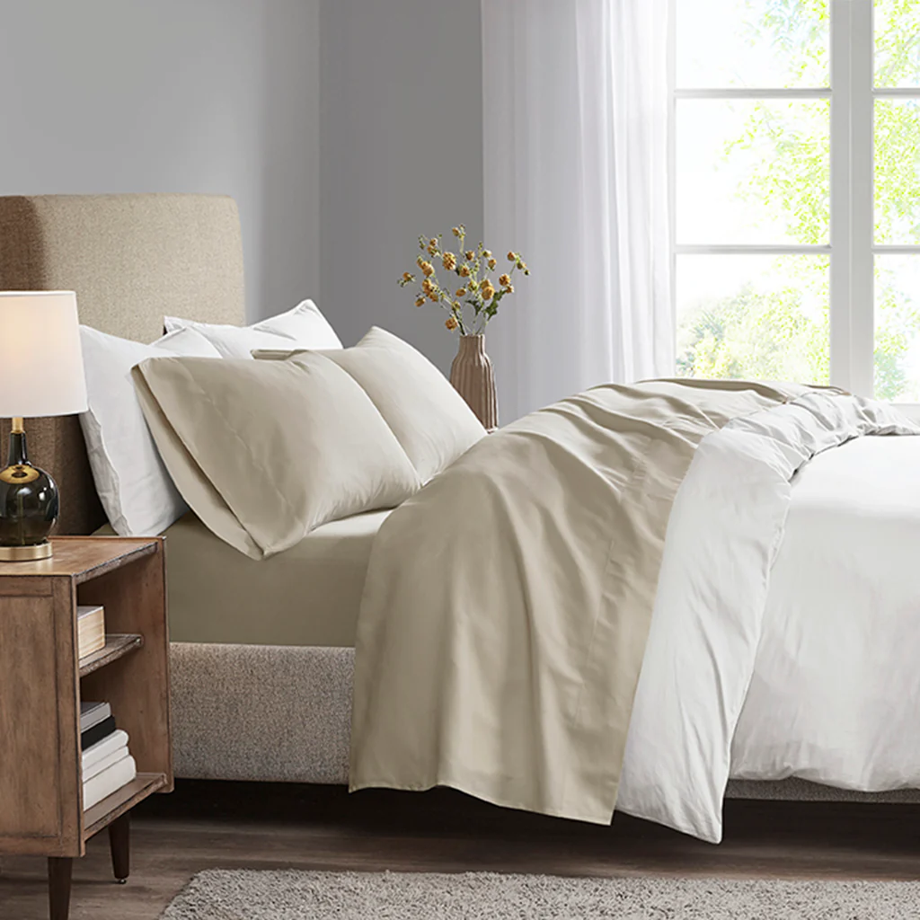 3M Microcell Luxurious Brushed Microfiber Deep Pocket Sheet Set - Image 6