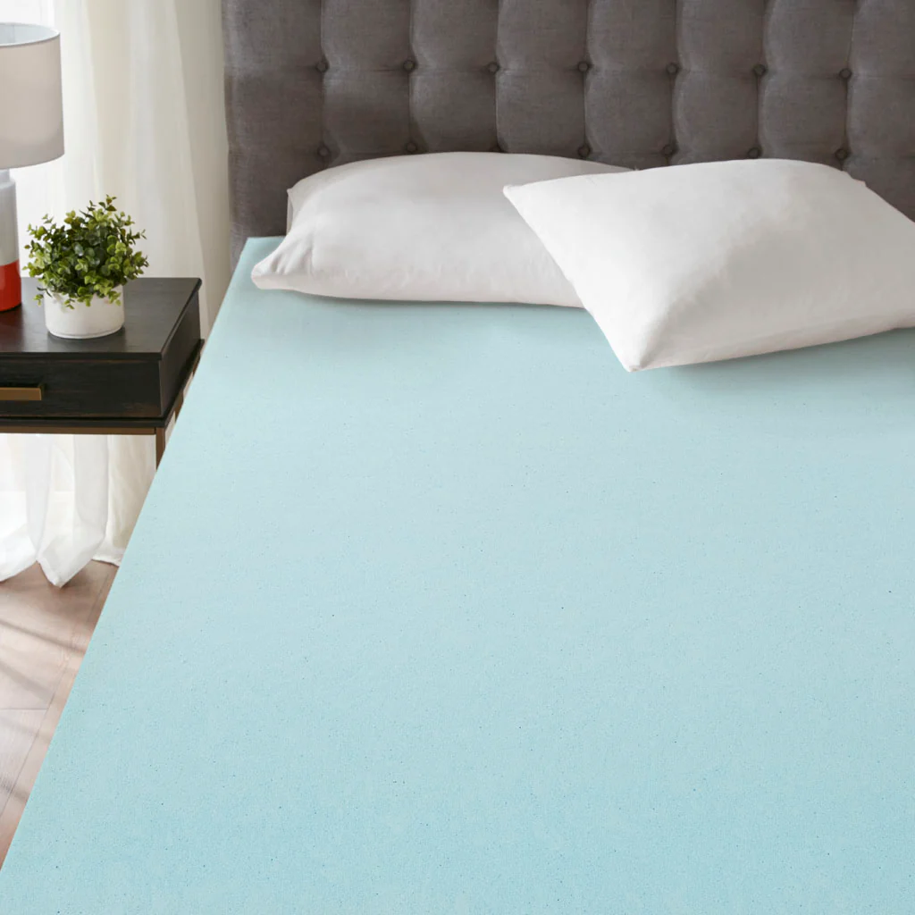 4" Gel Memory Foam with 3M Cover 4" Memory Foam Mattress Topper - Image 4