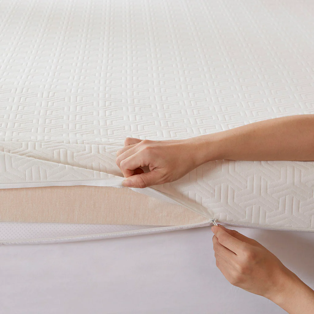 4" Gel Memory Foam with 3M Cover 4" Memory Foam Mattress Topper - Image 9