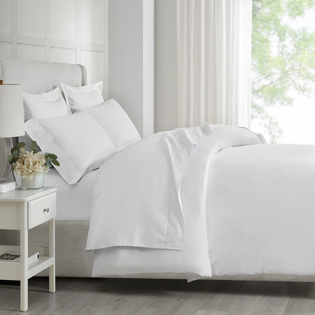 500 Thread Count Egyptian Cotton Deep Pocket Sheet Set - Image 4