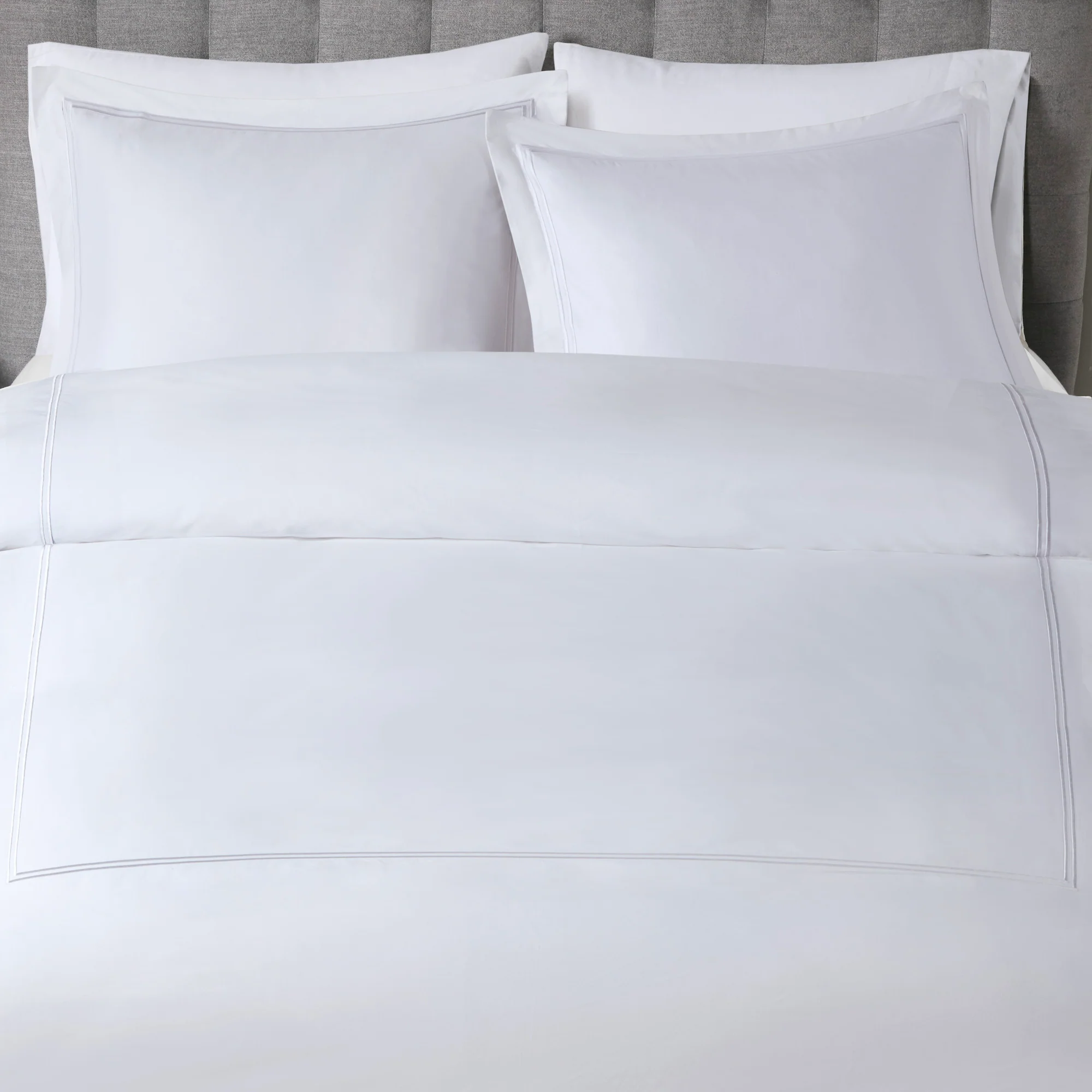 500 Thread Count Luxury Collection 100% Cotton Sateen Embroidered Comforter Set - Image 32