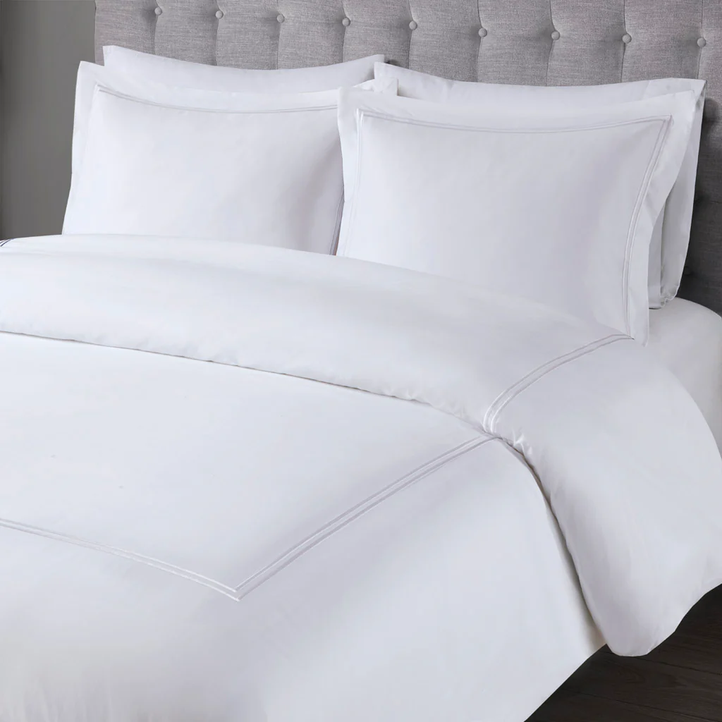 500 Thread Count Luxury Collection 100% Cotton Sateen Embroidered Duvet Cover Set - Image 21