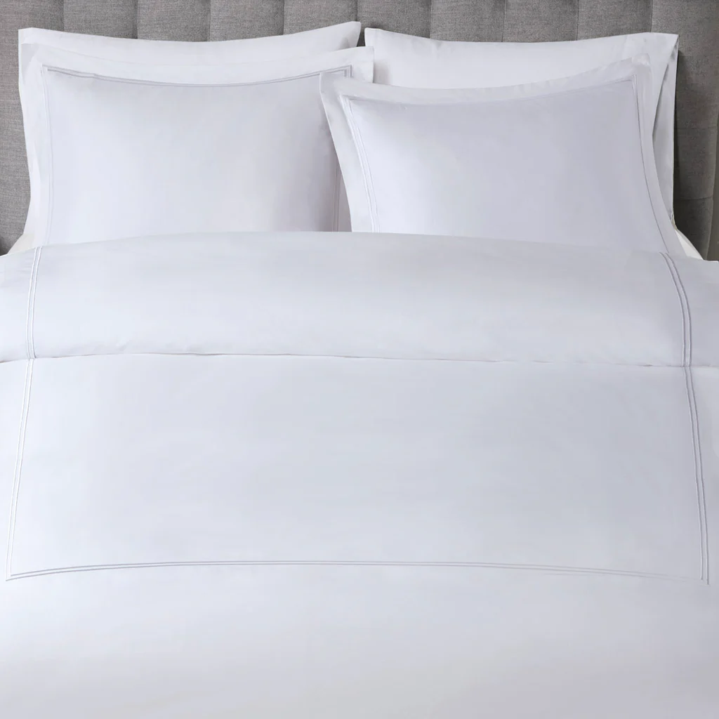 500 Thread Count Luxury Collection 100% Cotton Sateen Embroidered Duvet Cover Set - Image 30