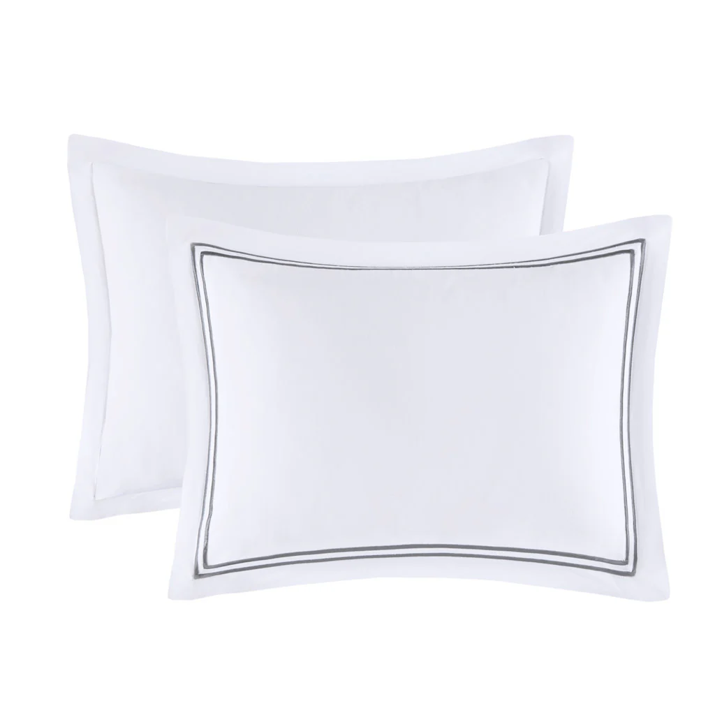 500 Thread Count Luxury Collection 100% Cotton Sateen Embroidered Duvet Cover Set - Image 47