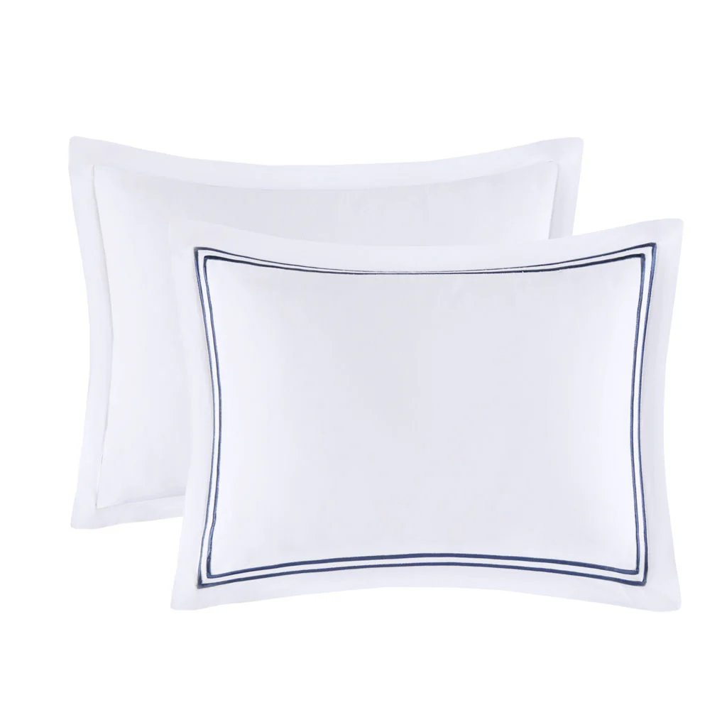 500 Thread Count Luxury Collection 100% Cotton Sateen Embroidered Duvet Cover Set - Image 49