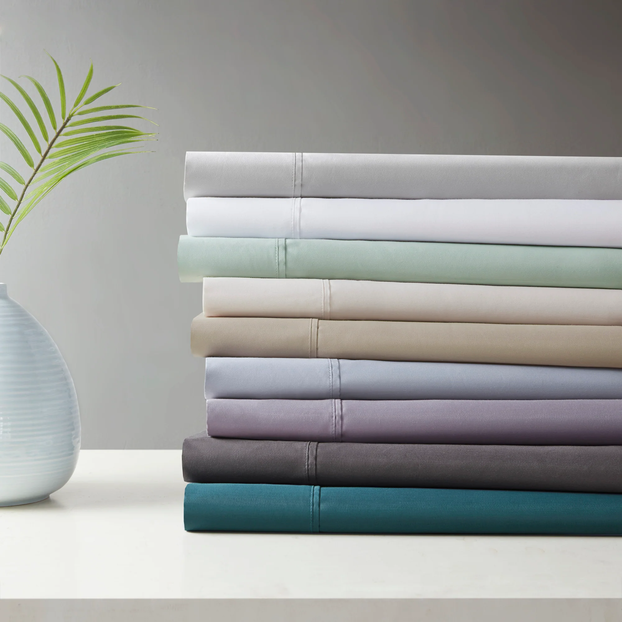 600 Thread Count Cooling Cotton Blend 4-Piece Sheet Set - Image 6