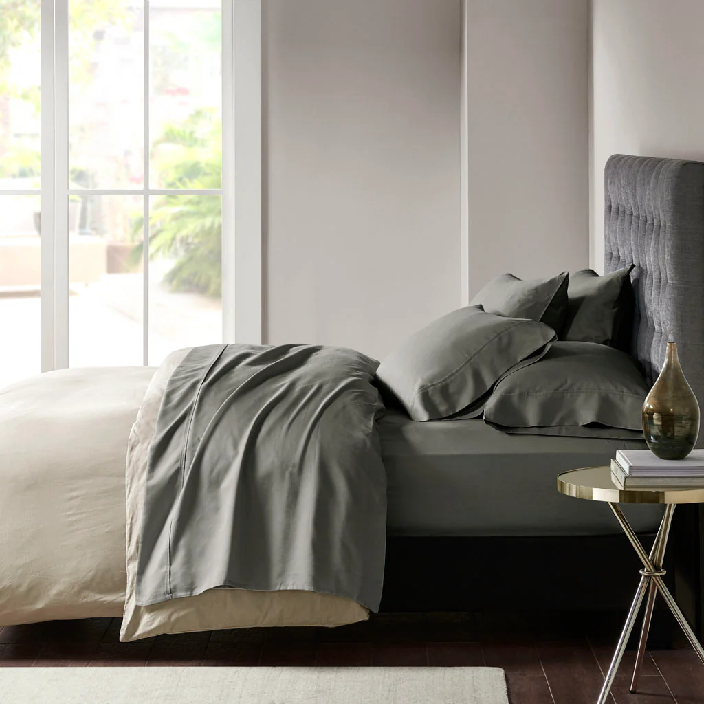 800 Thread Count Cotton Blend Sateen Sheet Set - Image 3