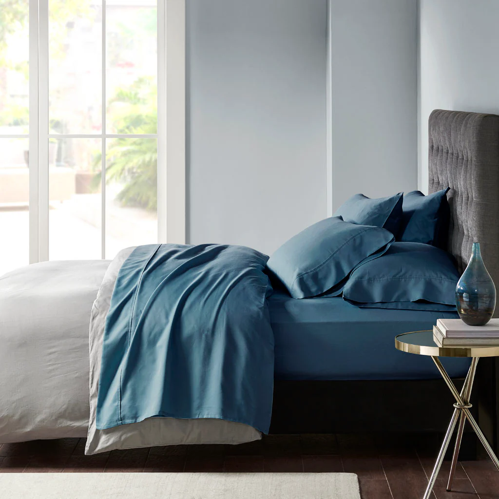 800 Thread Count Cotton Blend Sateen Sheet Set - Image 9