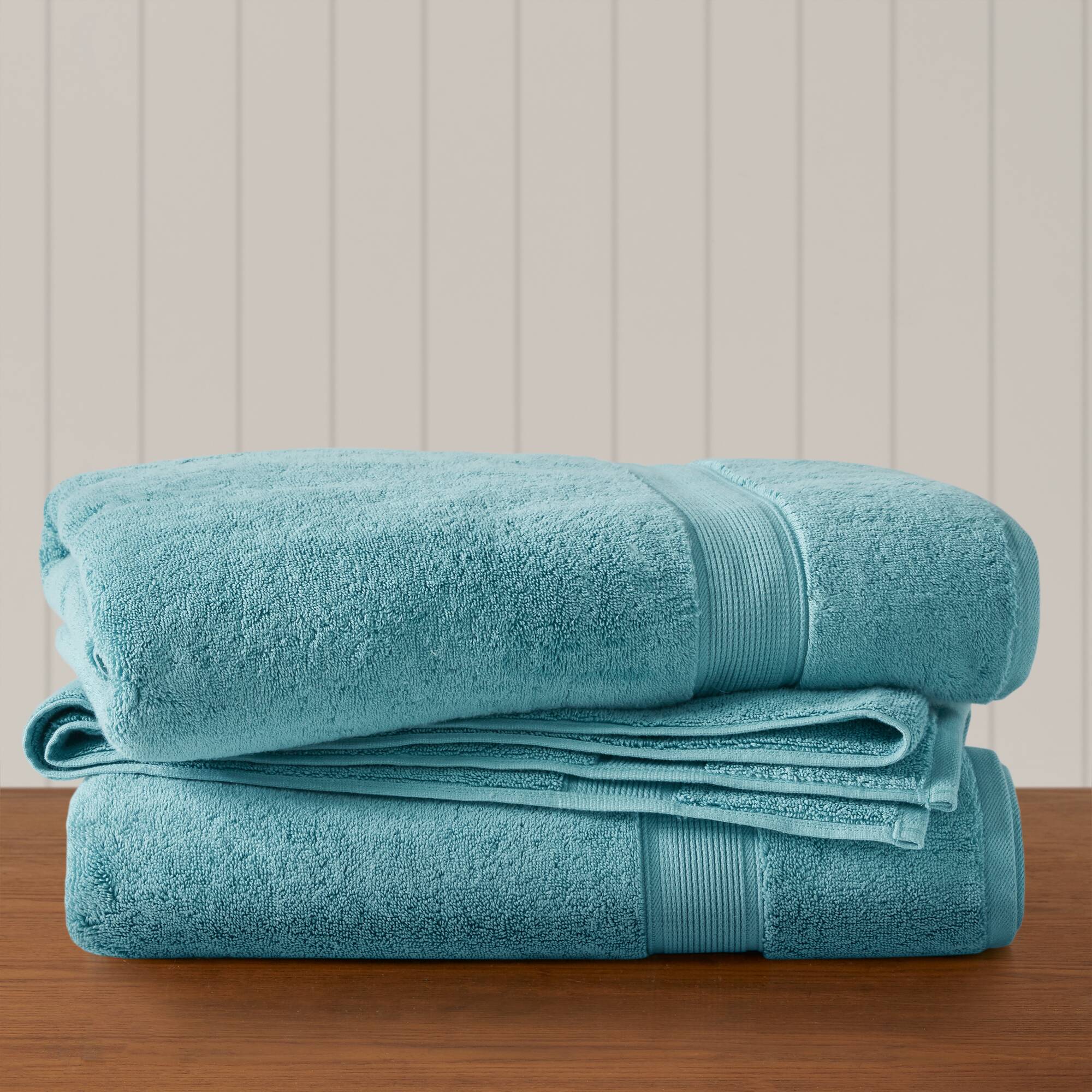 800gsm Ultra-Soft 100% Cotton Absorbent Towel Set - Image 16