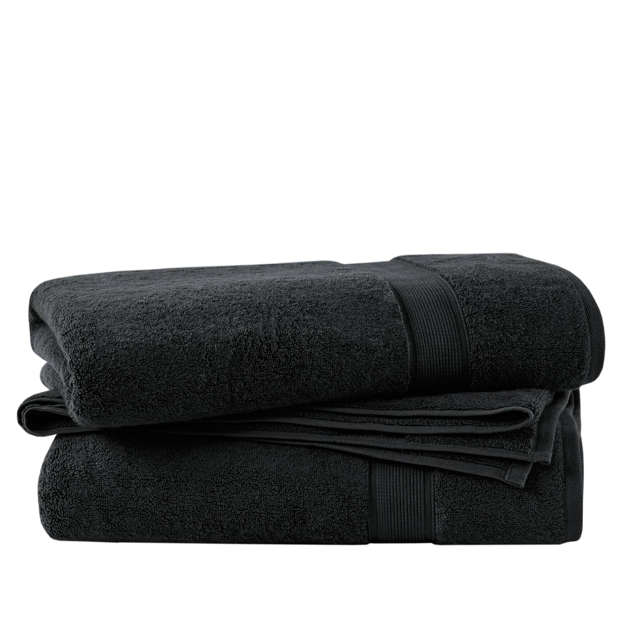 800gsm Ultra-Soft 100% Cotton Absorbent Towel Set - Image 3