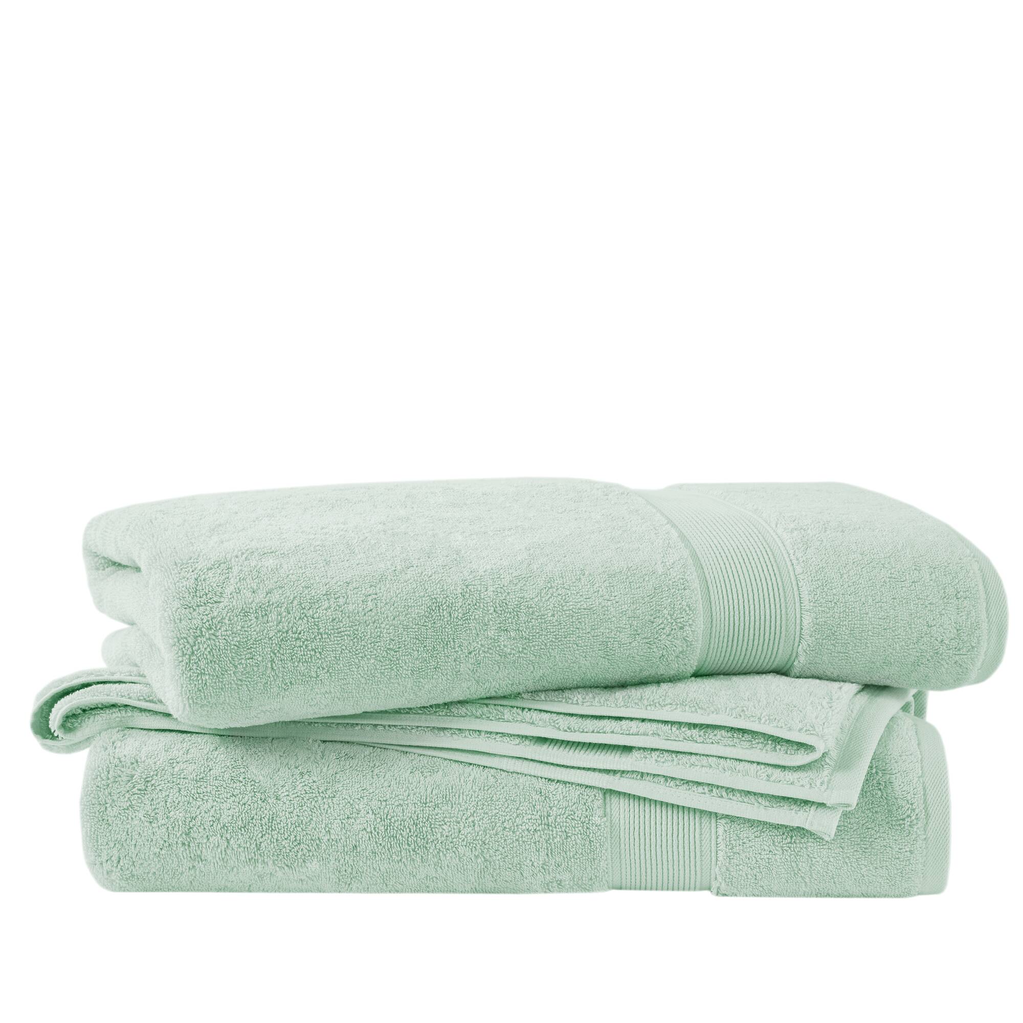 800gsm Ultra-Soft 100% Cotton Absorbent Towel Set - Image 4