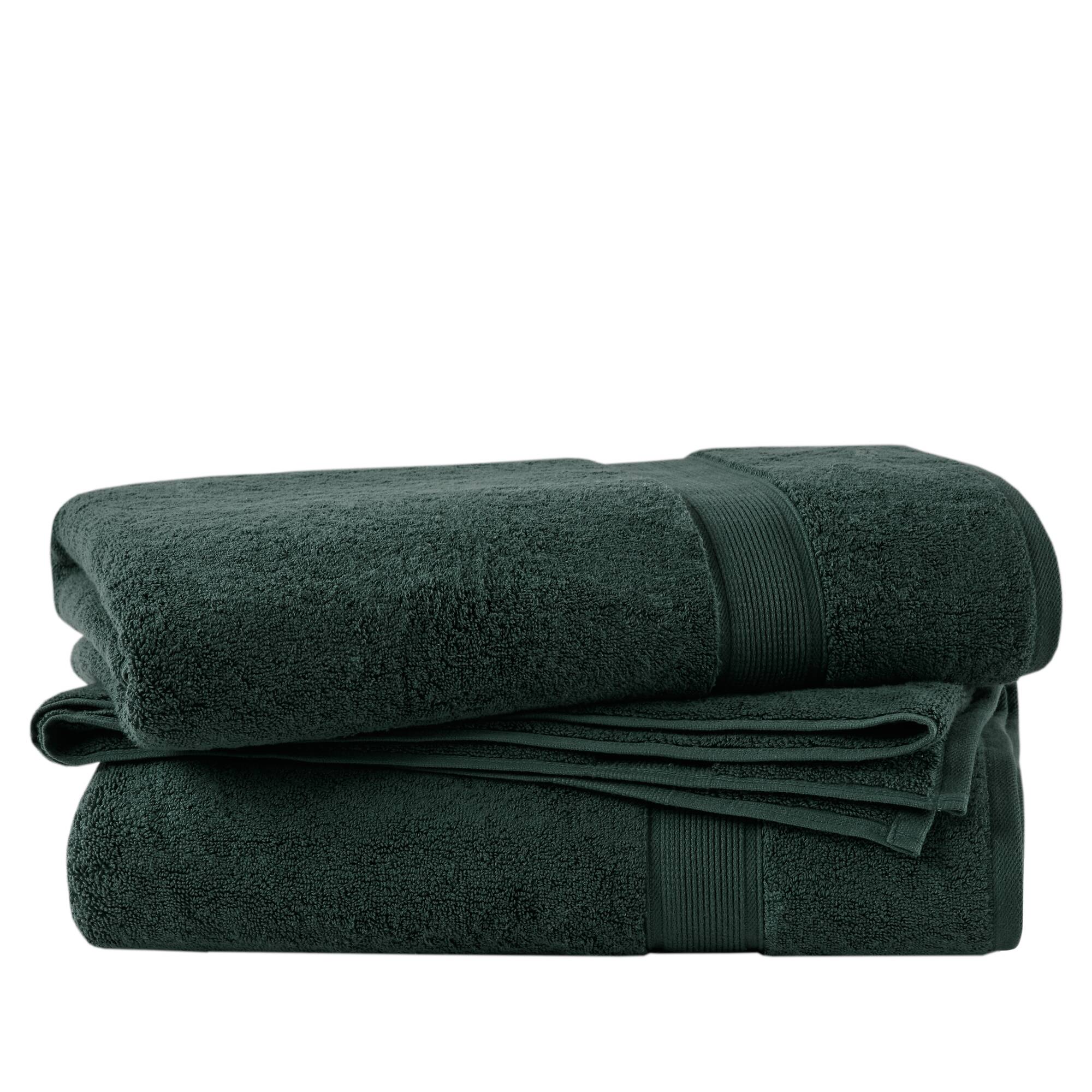 800gsm Ultra-Soft 100% Cotton Absorbent Towel Set - Image 7