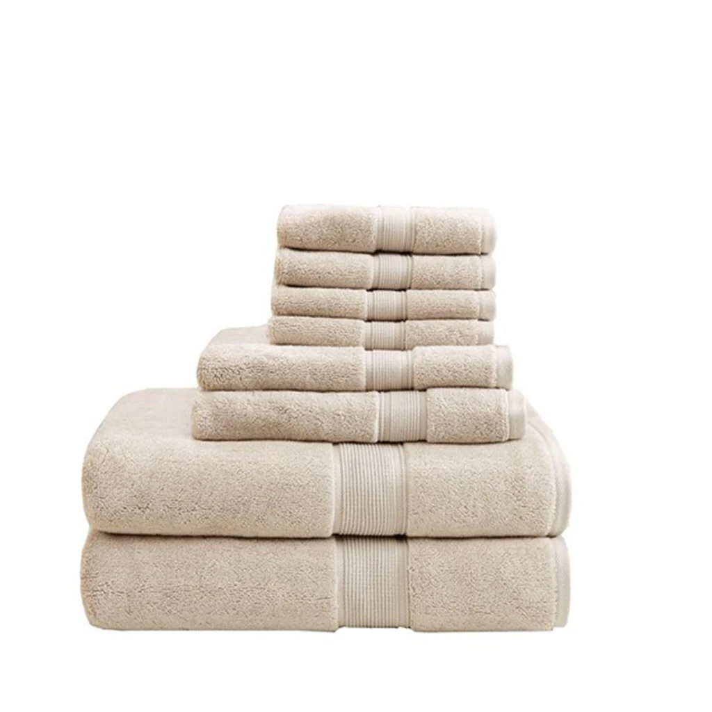 800GSM Ultra-Soft 100% Cotton Absorbent Towel Set - Image 37