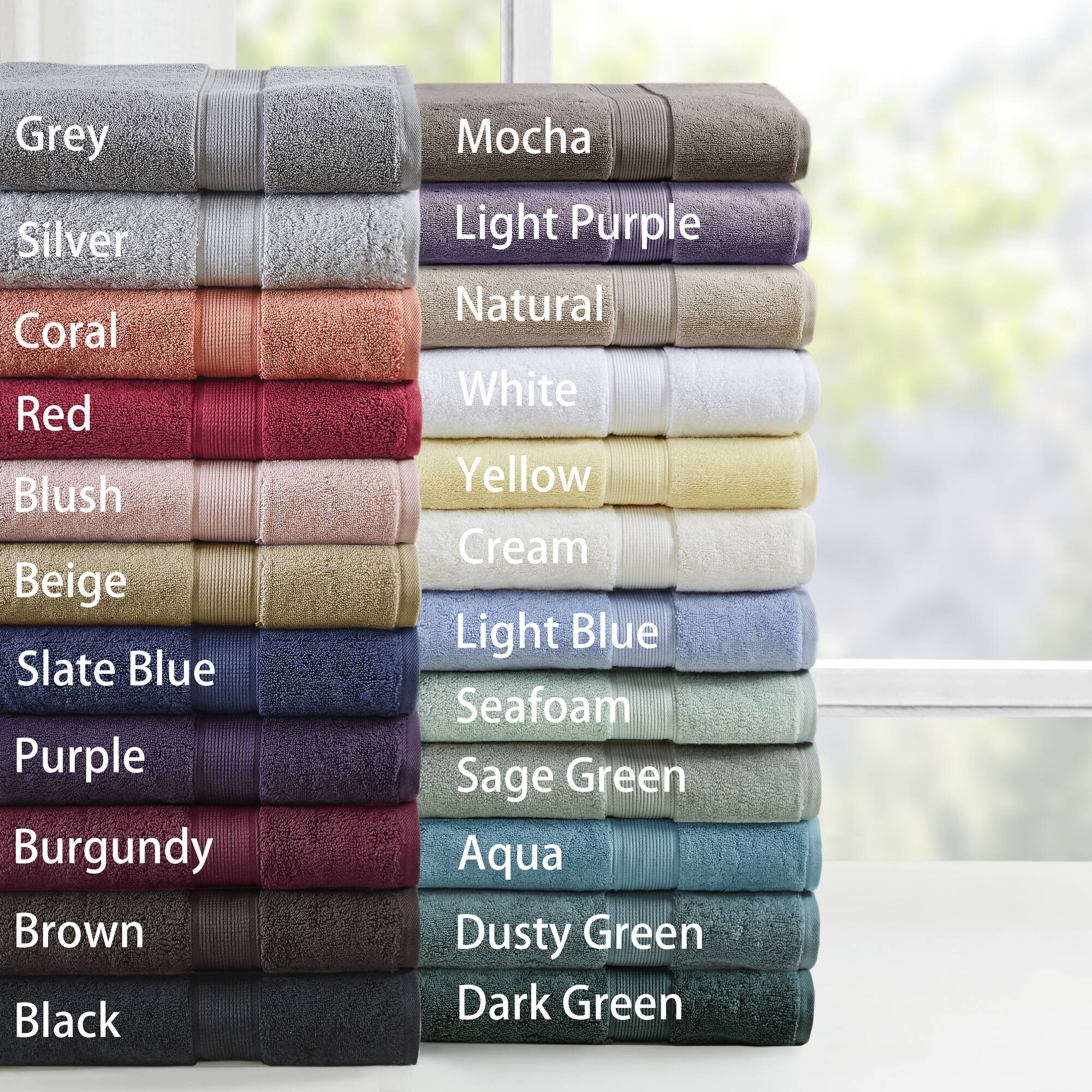 800GSM Ultra-Soft 100% Cotton Absorbent Towel Set - Image 8