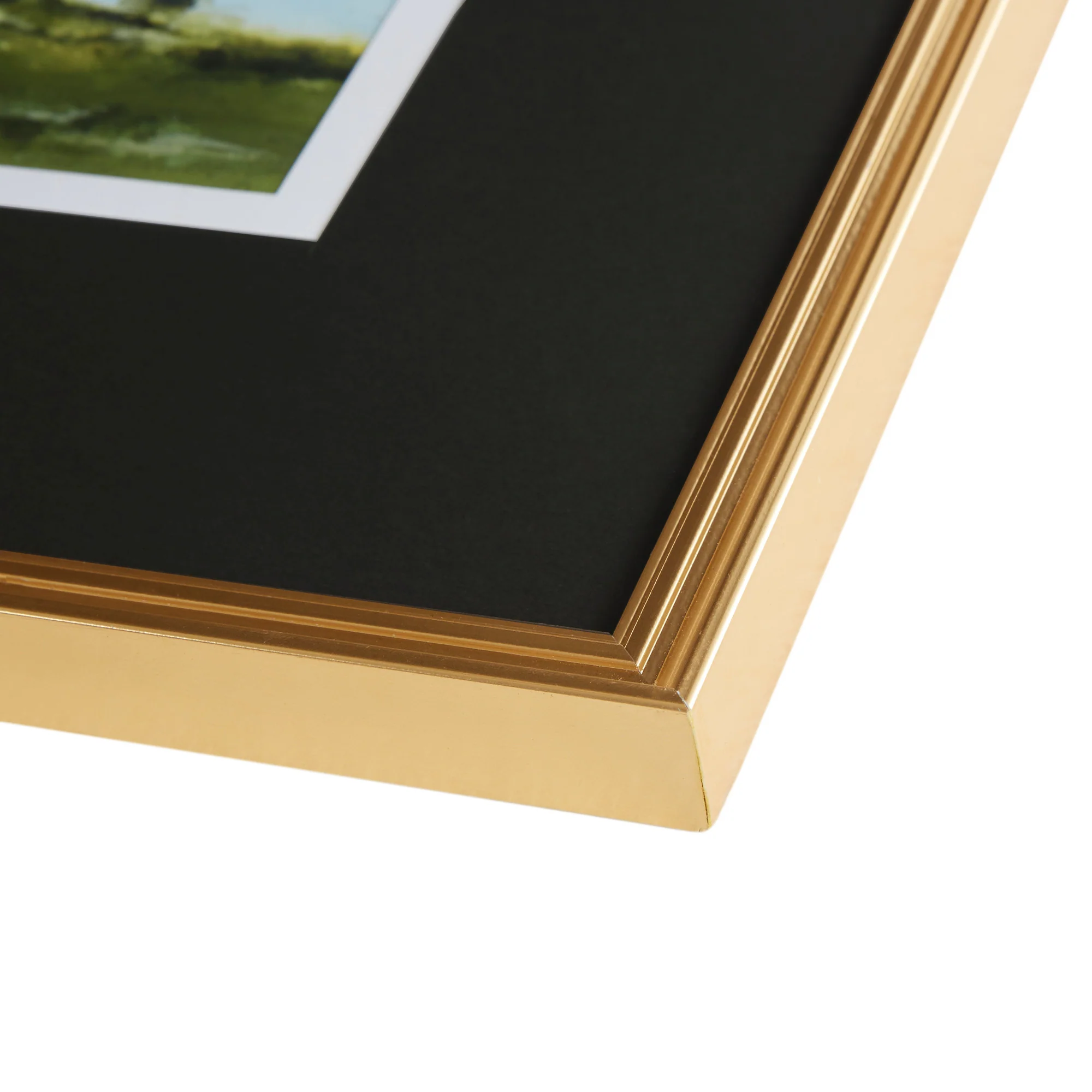 Across The Plains 1 Framed Glass and Double Matted Abstract Landscape Wall Art - Image 4
