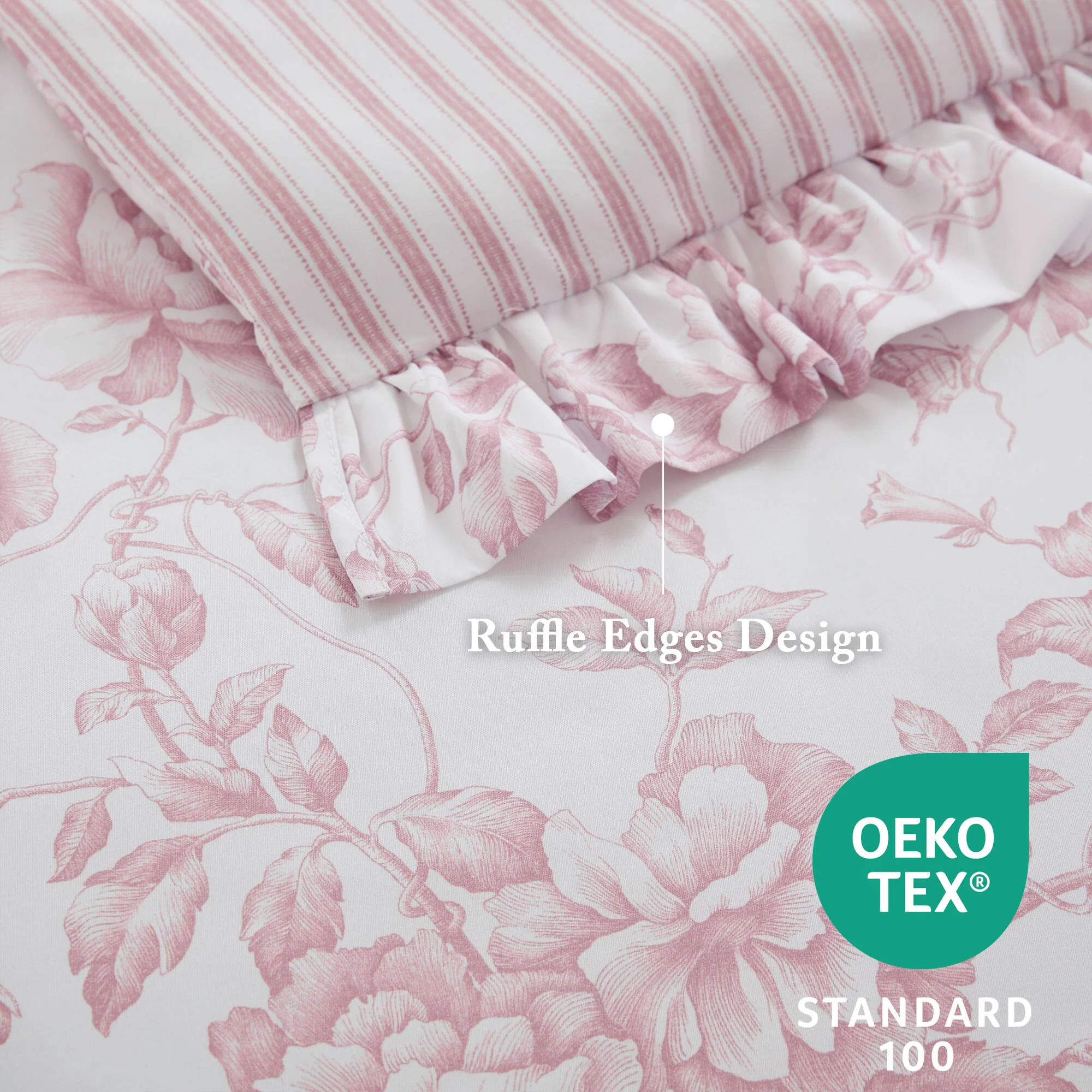 Adele 5-Piece Comforter Set with Decorative Pillows - Image 15