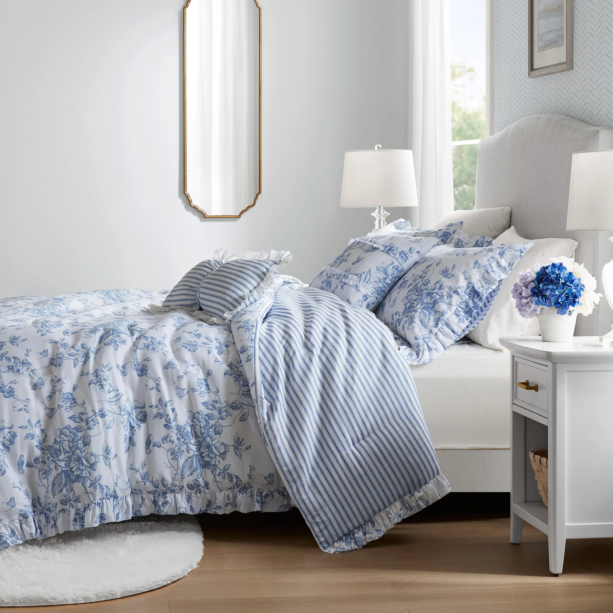 Adele 5-Piece Comforter Set with Decorative Pillows - Image 21