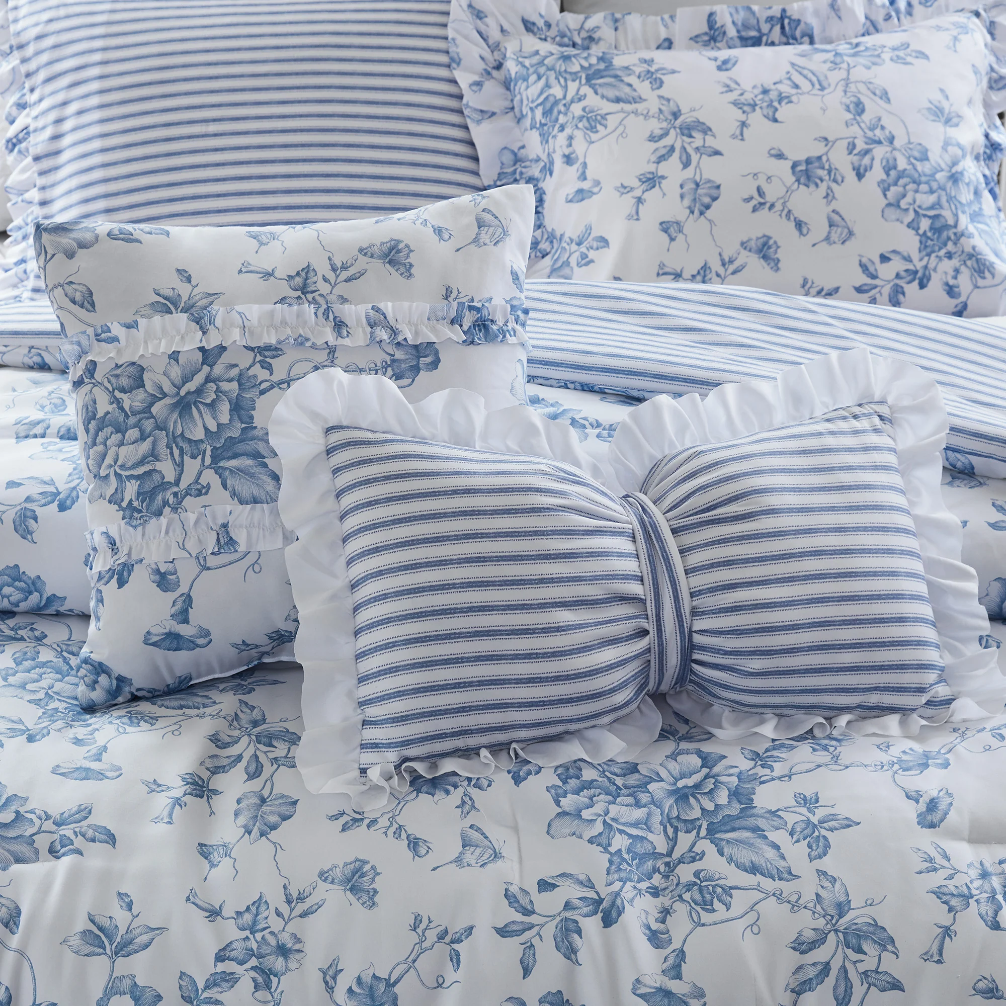Adele 5-Piece Comforter Set with Decorative Pillows - Image 23