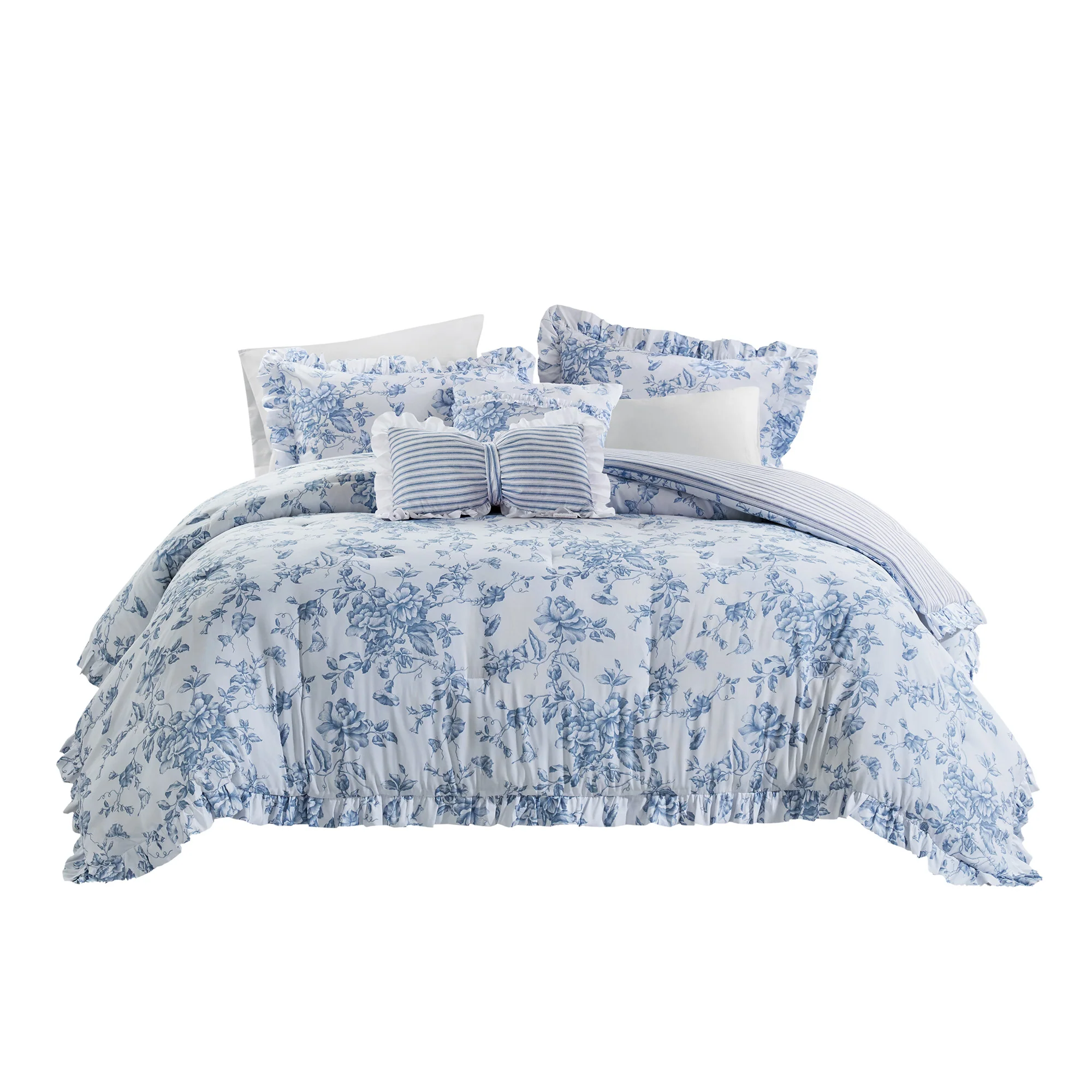 Adele 5-Piece Comforter Set with Decorative Pillows - Image 28