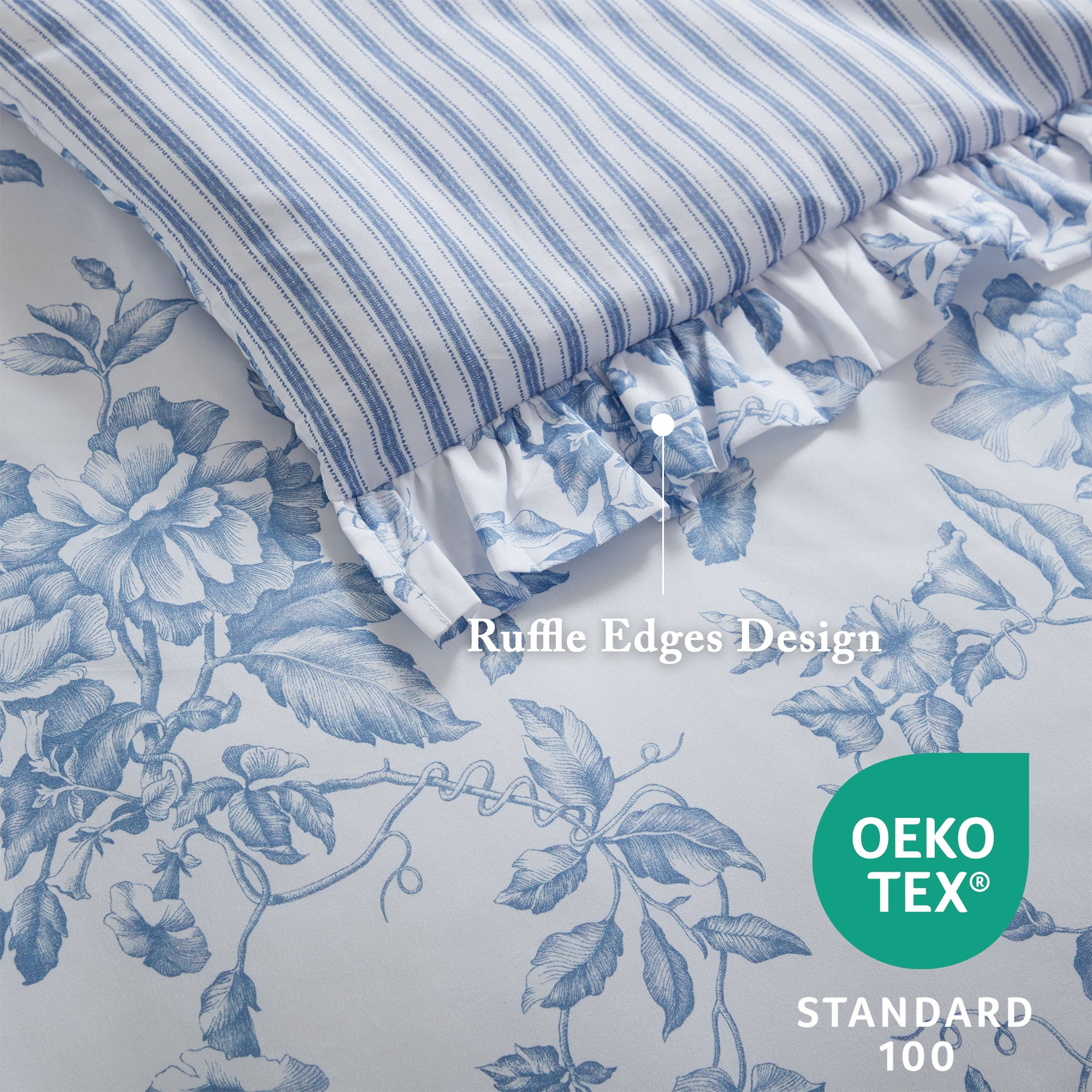 Adele 5-Piece Comforter Set with Decorative Pillows - Image 30
