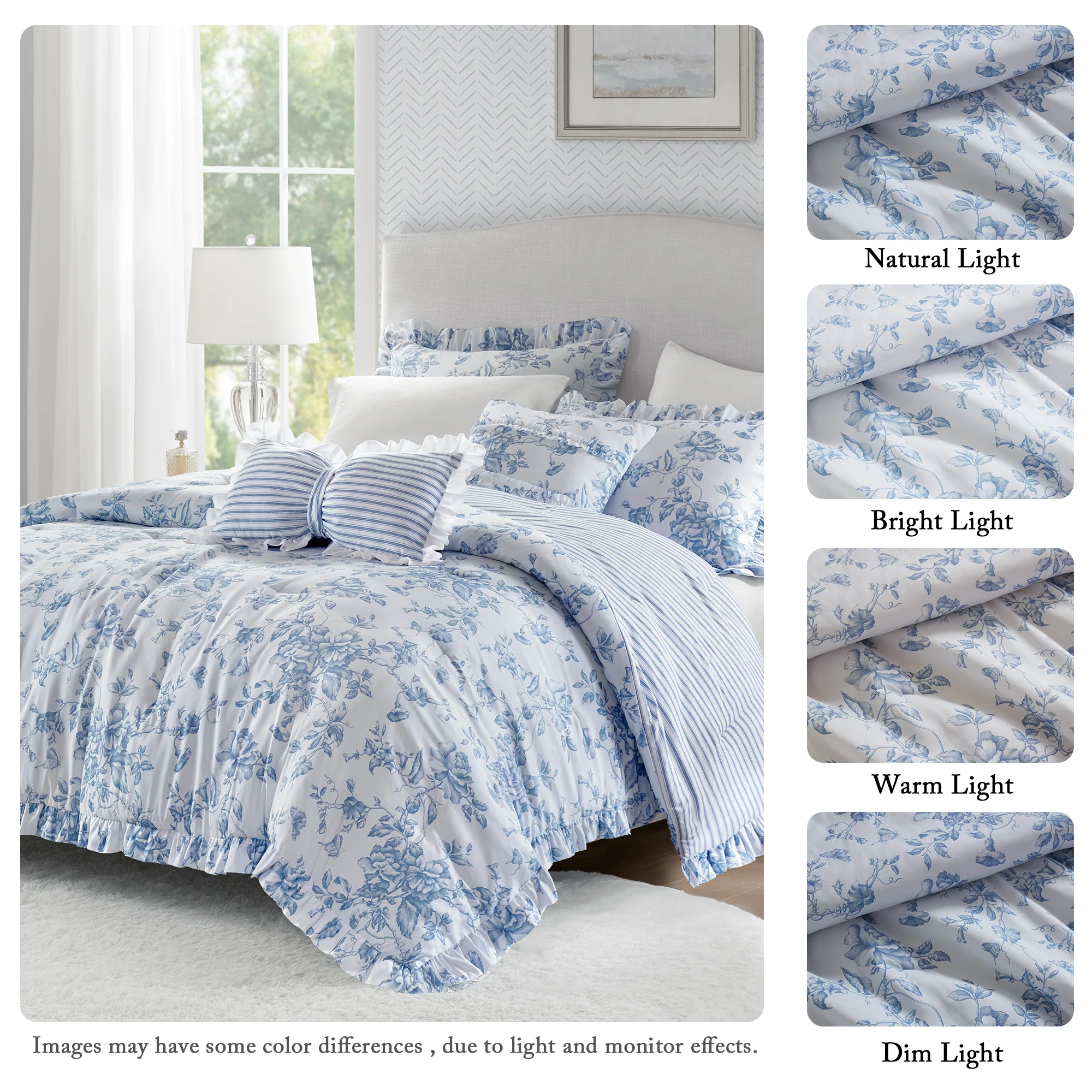 Adele 5-Piece Comforter Set with Decorative Pillows - Image 31