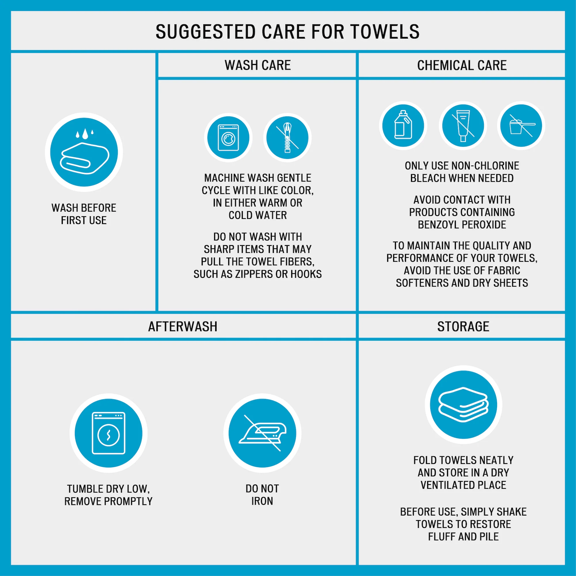 Adrien Super Soft Cotton Quick Dry Bath Towel 6-Piece Set - Image 27