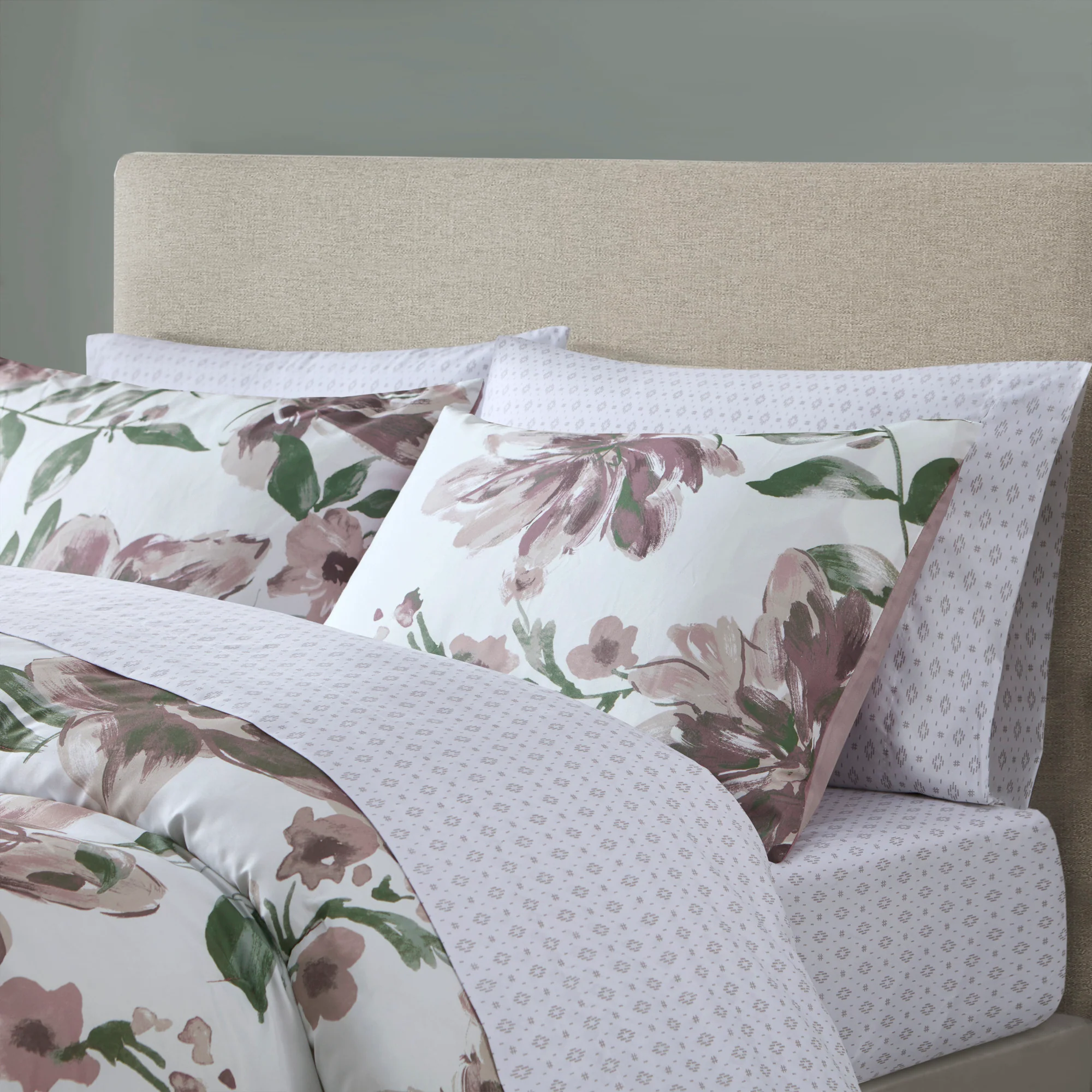 Alice Floral Comforter Set with Bed Sheets - Image 2