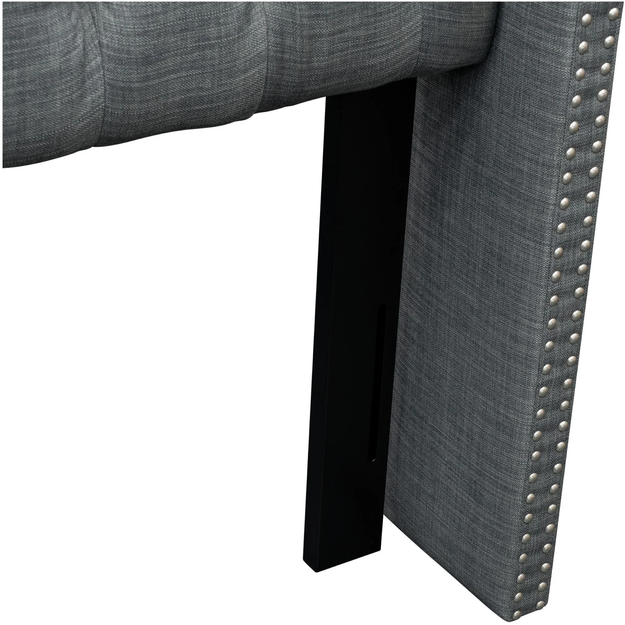 Amelia Upholstered Wingback Headboard with Button Tufting & Nailhead Trim - Image 59