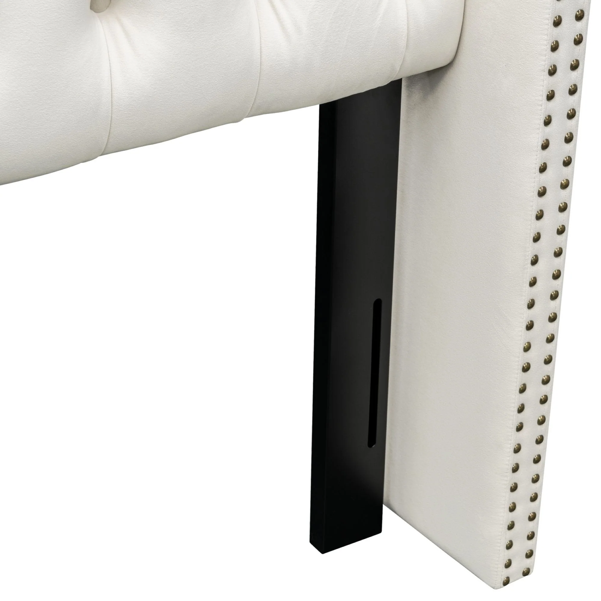 Amelia Upholstered Wingback Headboard with Button Tufting & Nailhead Trim - Image 77