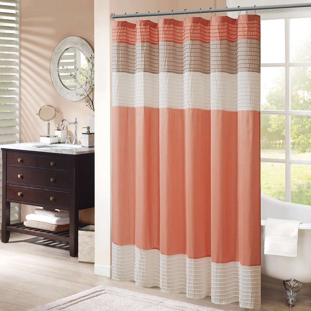Amherst Faux Silk Shower Curtain - Image 3