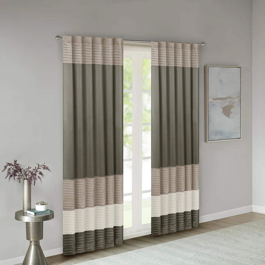 Amherst Polyoni Pintuck Curtain Panel - Image 10