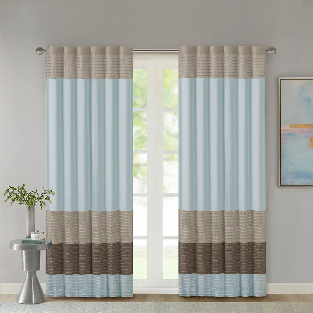 Amherst Polyoni Pintuck Curtain Panel - Image 11