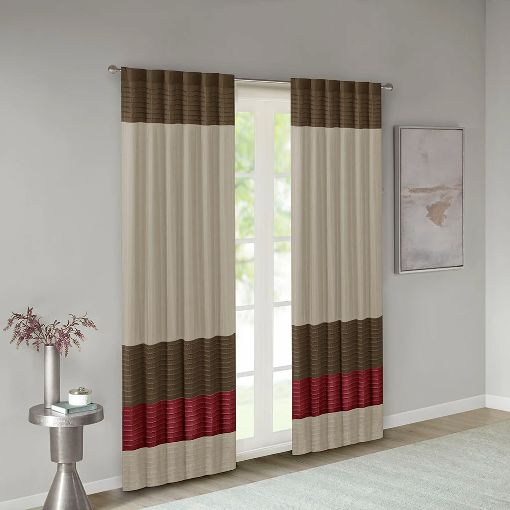 Amherst Polyoni Pintuck Curtain Panel - Image 18