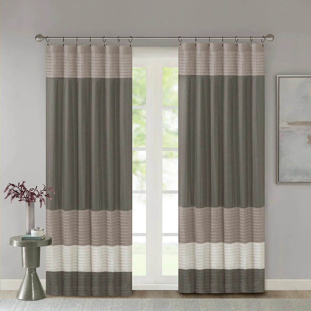 Amherst Polyoni Pintuck Curtain Panel - Image 41