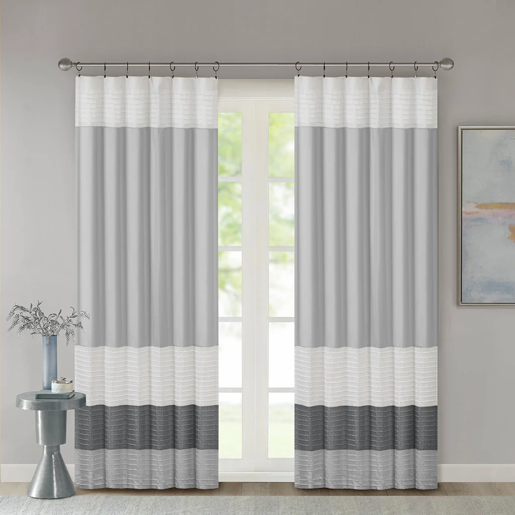 Amherst Polyoni Pintuck Curtain Panel - Image 46