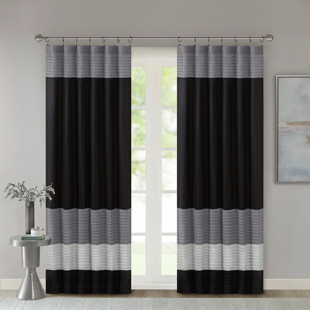 Amherst Polyoni Pintuck Curtain Panel - Image 47