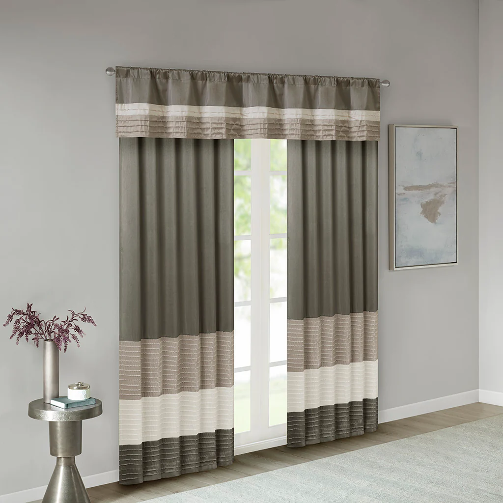 Amherst Polyoni Pintuck Curtain Panel - Image 73