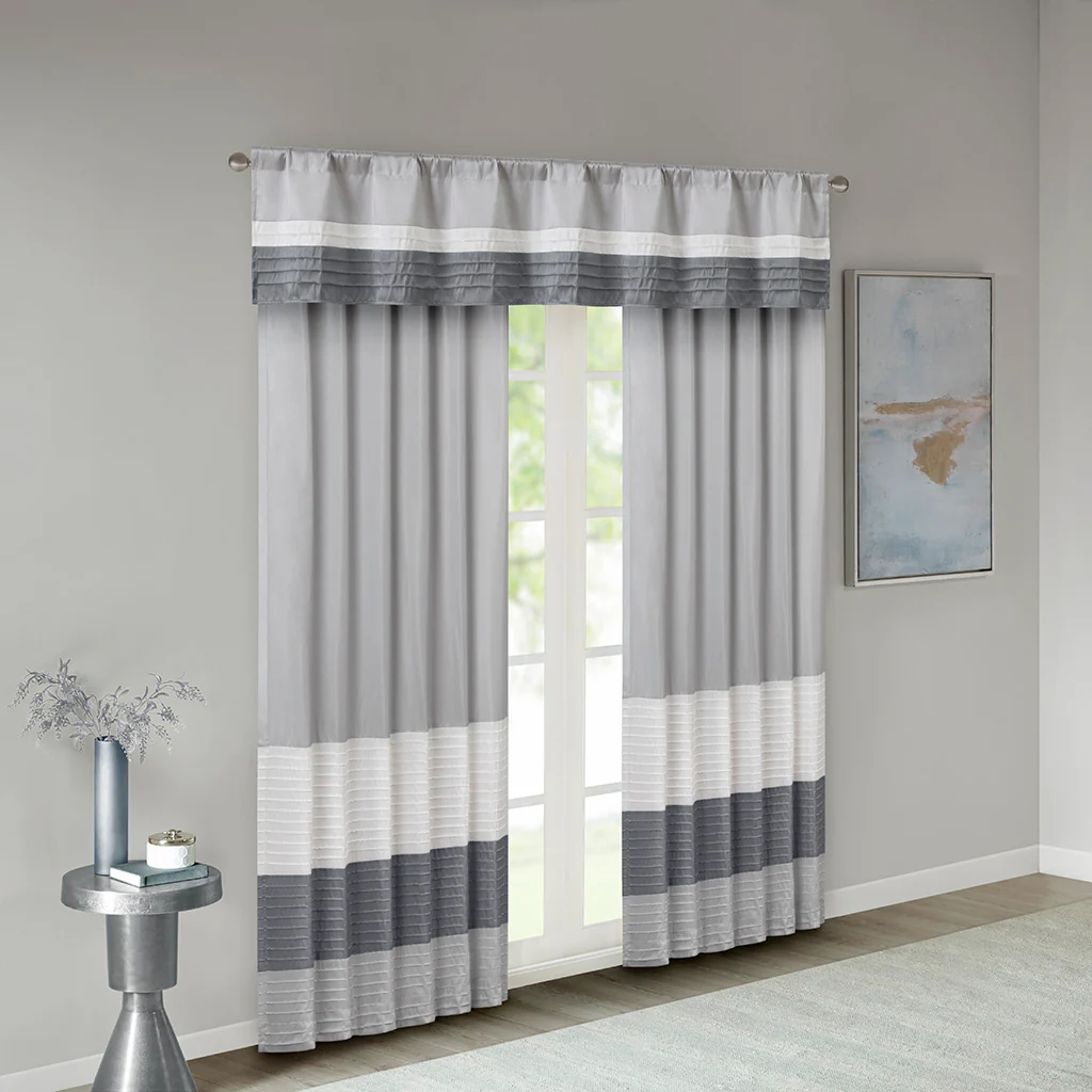 Amherst Polyoni Pintuck Curtain Panel - Image 78